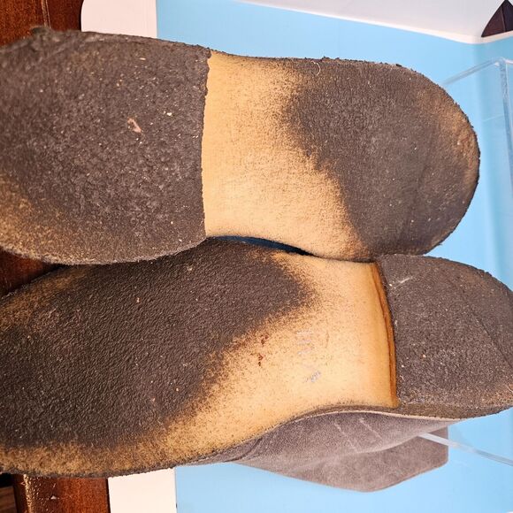 Men's Shoes Clarks DESERT BOOT 13M Lace Up Chukka Boots‎ 55527 WOLF GRAY SUEDE - Picture 9 of 9